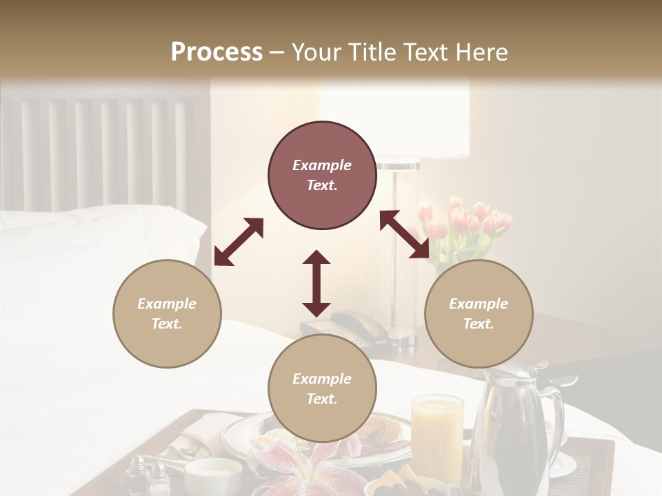 Morning Tea Tray PowerPoint Template