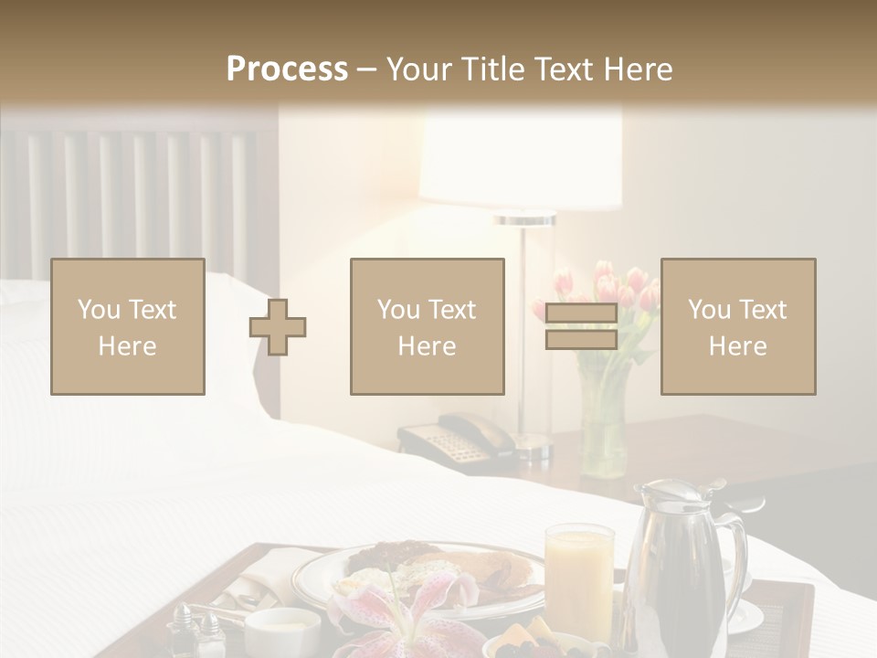 Morning Tea Tray PowerPoint Template