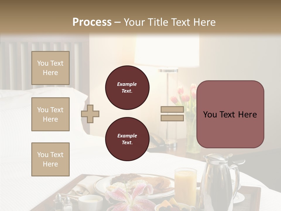 Morning Tea Tray PowerPoint Template