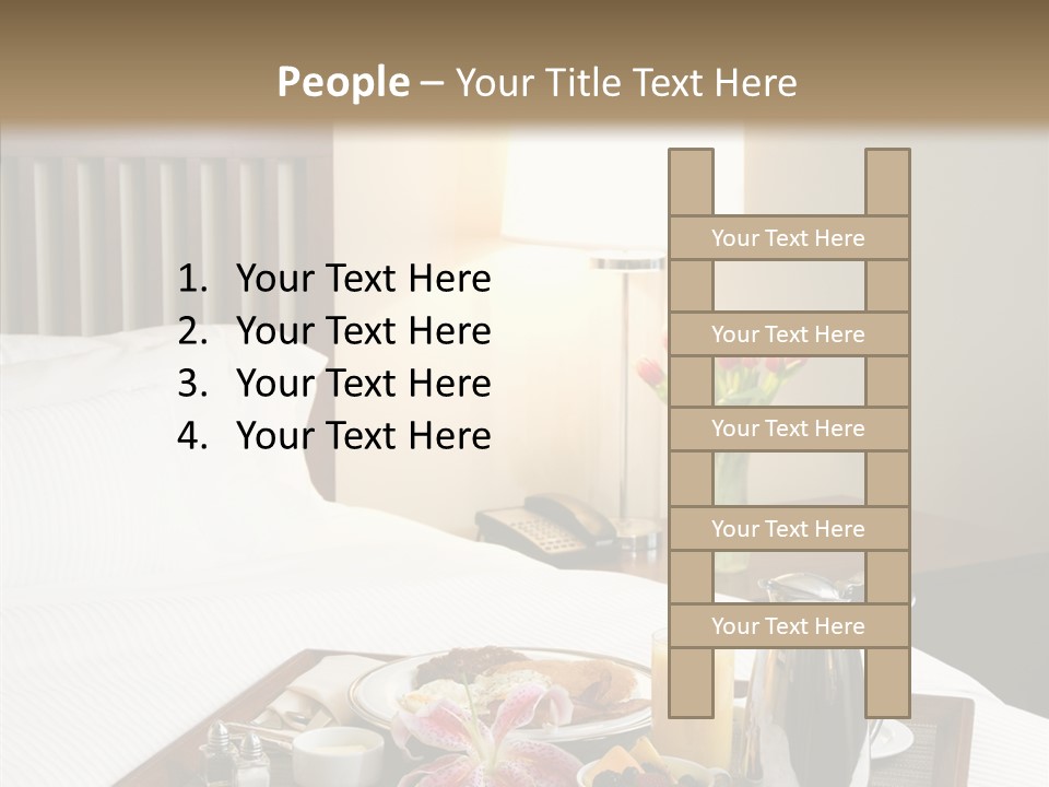Morning Tea Tray PowerPoint Template