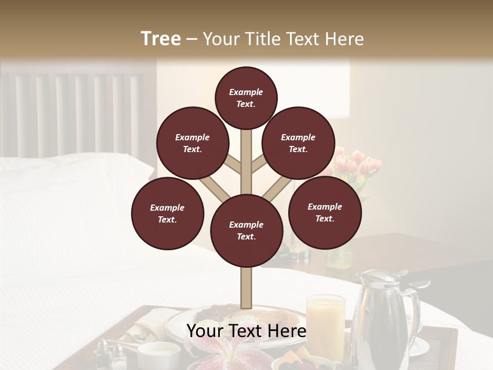 Morning Tea Tray PowerPoint Template