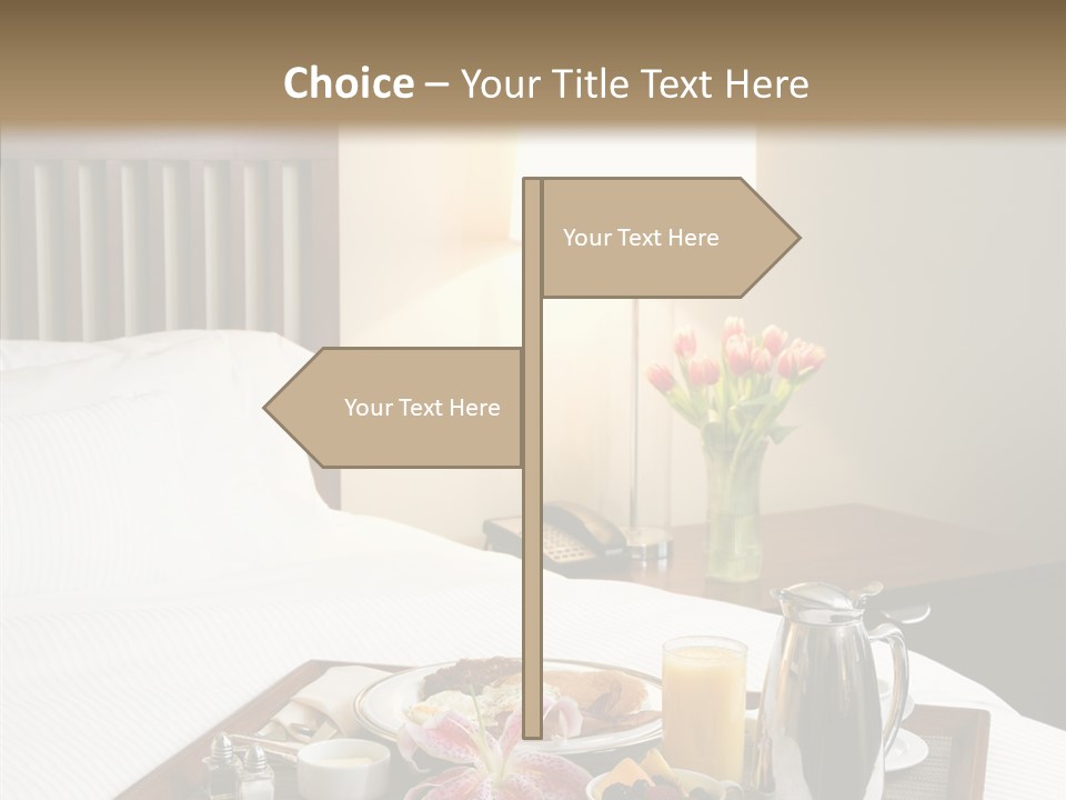 Morning Tea Tray PowerPoint Template