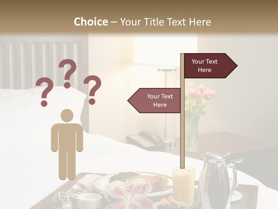 Morning Tea Tray PowerPoint Template