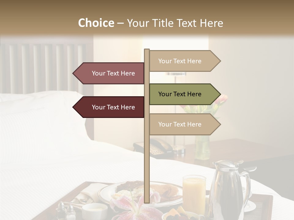 Morning Tea Tray PowerPoint Template