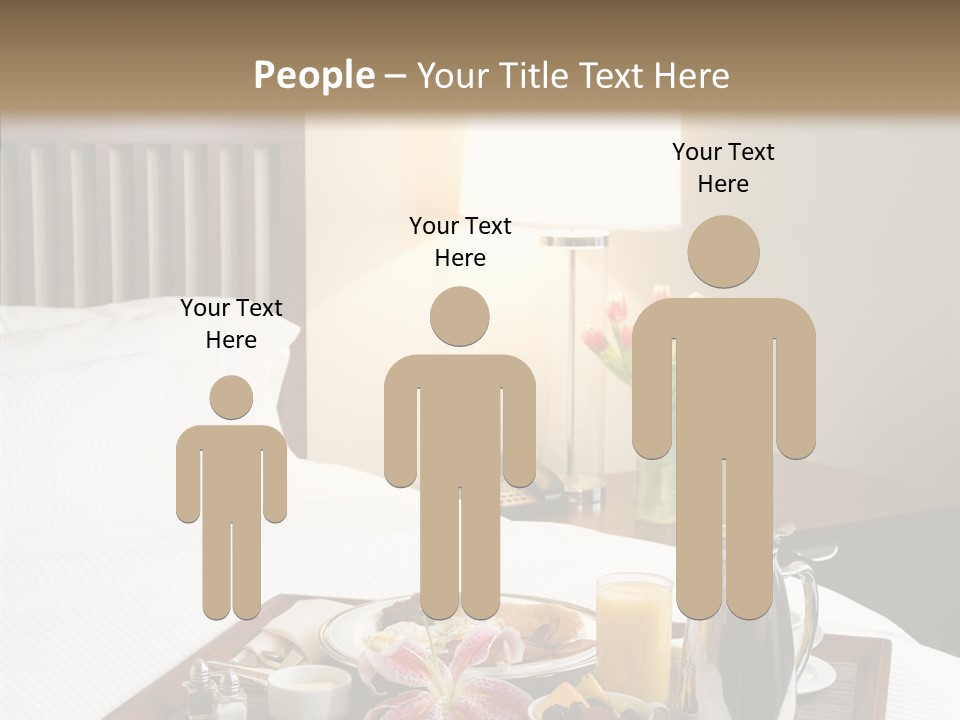 Morning Tea Tray PowerPoint Template