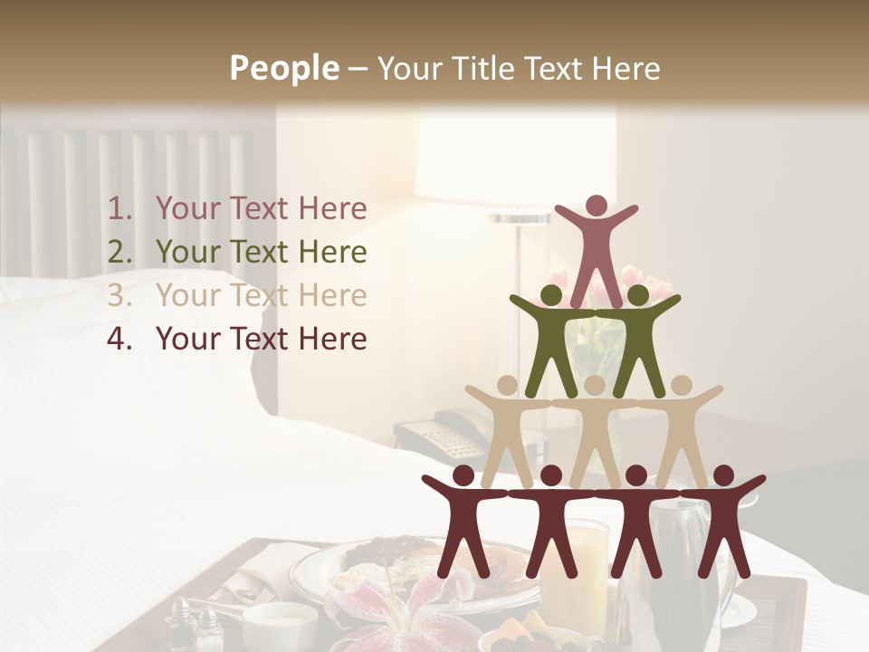 Morning Tea Tray PowerPoint Template