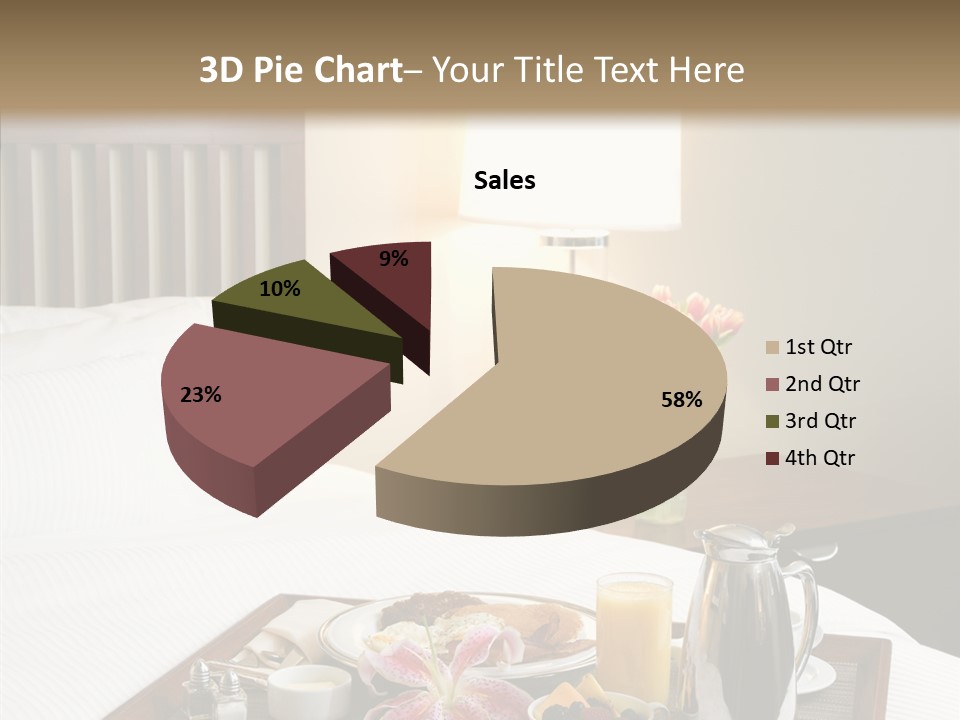 Morning Tea Tray PowerPoint Template