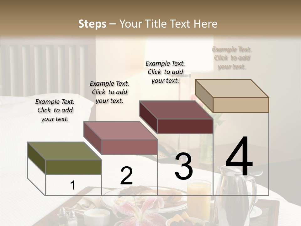 Morning Tea Tray PowerPoint Template