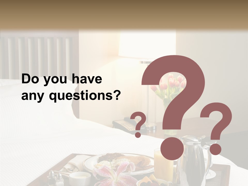 Morning Tea Tray PowerPoint Template