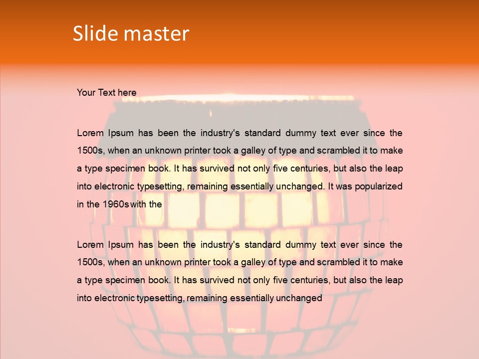 Cold Bulb Winter PowerPoint Template