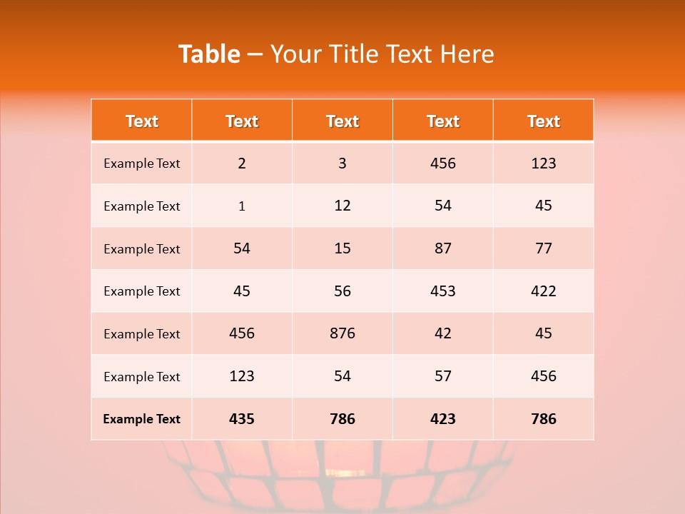 Cold Bulb Winter PowerPoint Template