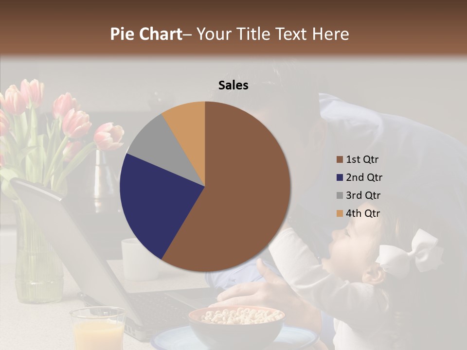 Dad Breakfast Daughter PowerPoint Template