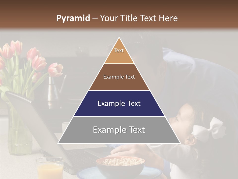 Dad Breakfast Daughter PowerPoint Template