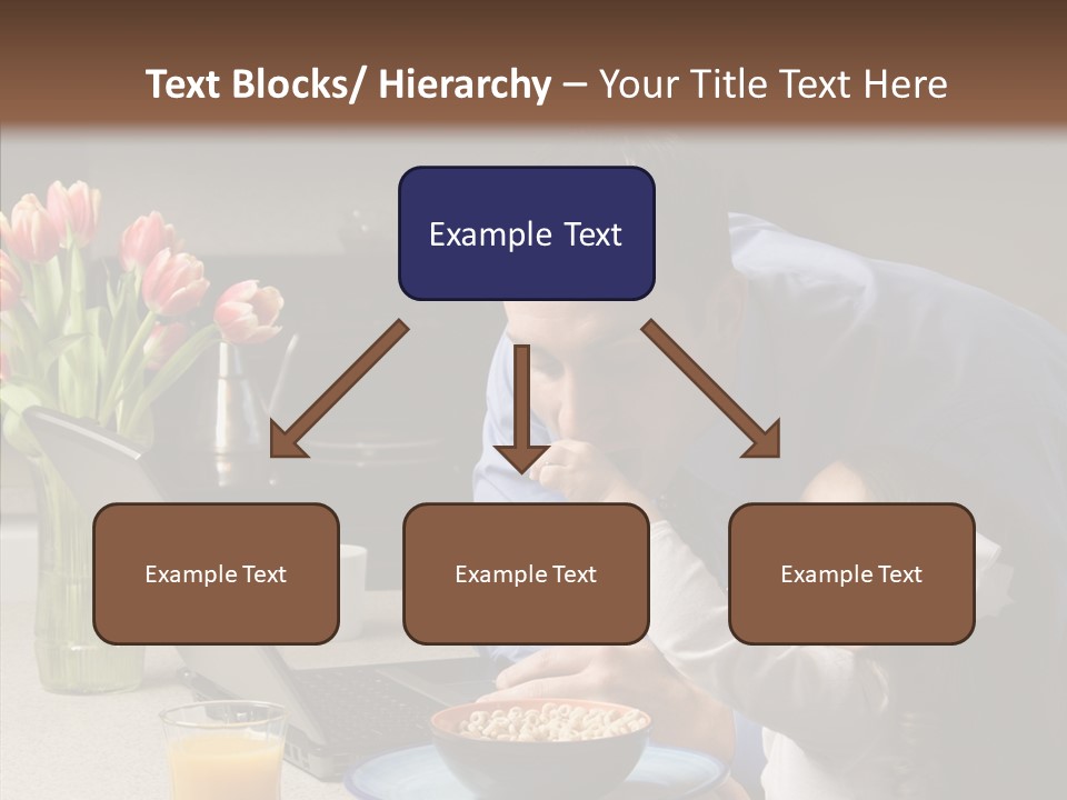 Dad Breakfast Daughter PowerPoint Template