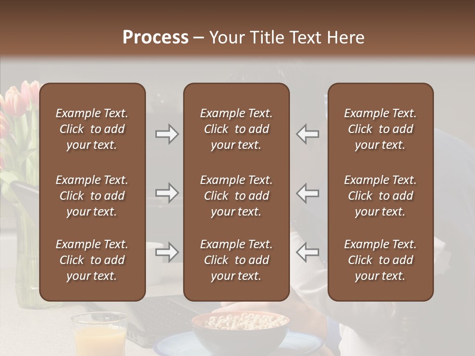 Dad Breakfast Daughter PowerPoint Template