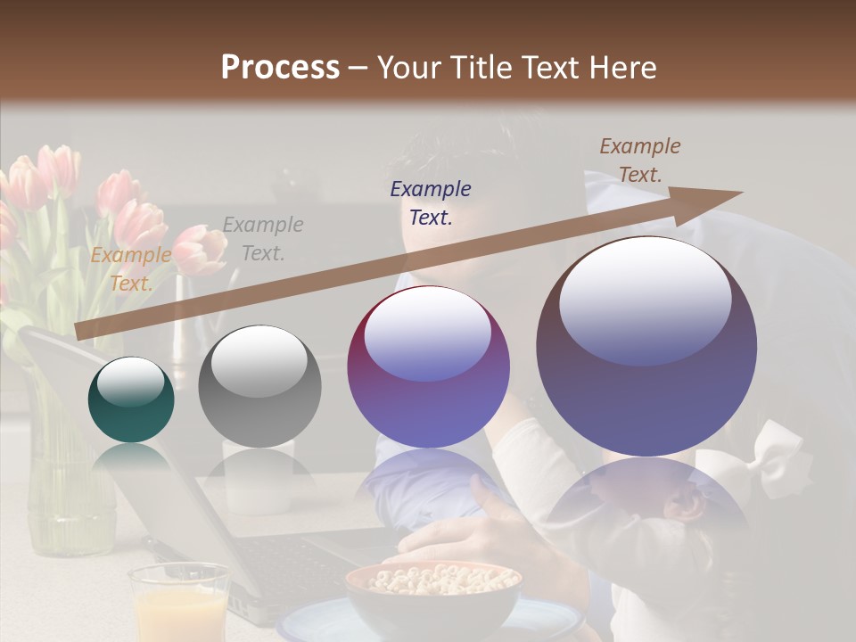 Dad Breakfast Daughter PowerPoint Template