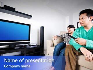 Wife Front Flat PowerPoint Template