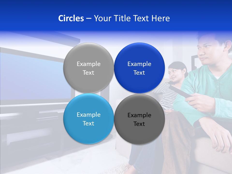 Wife Front Flat PowerPoint Template