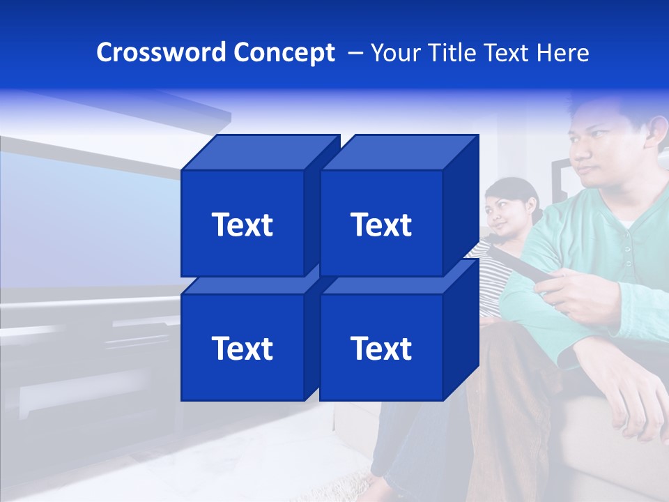 Wife Front Flat PowerPoint Template