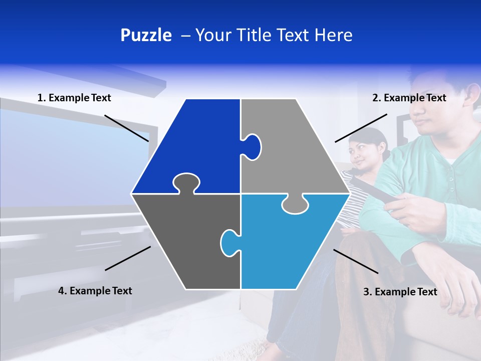 Wife Front Flat PowerPoint Template