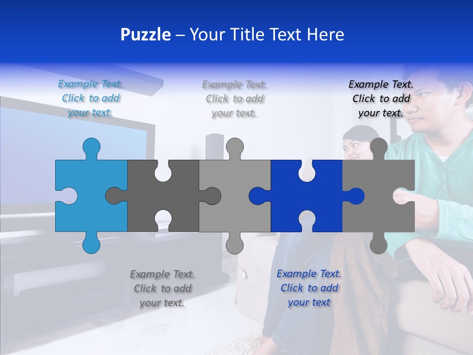 Wife Front Flat PowerPoint Template