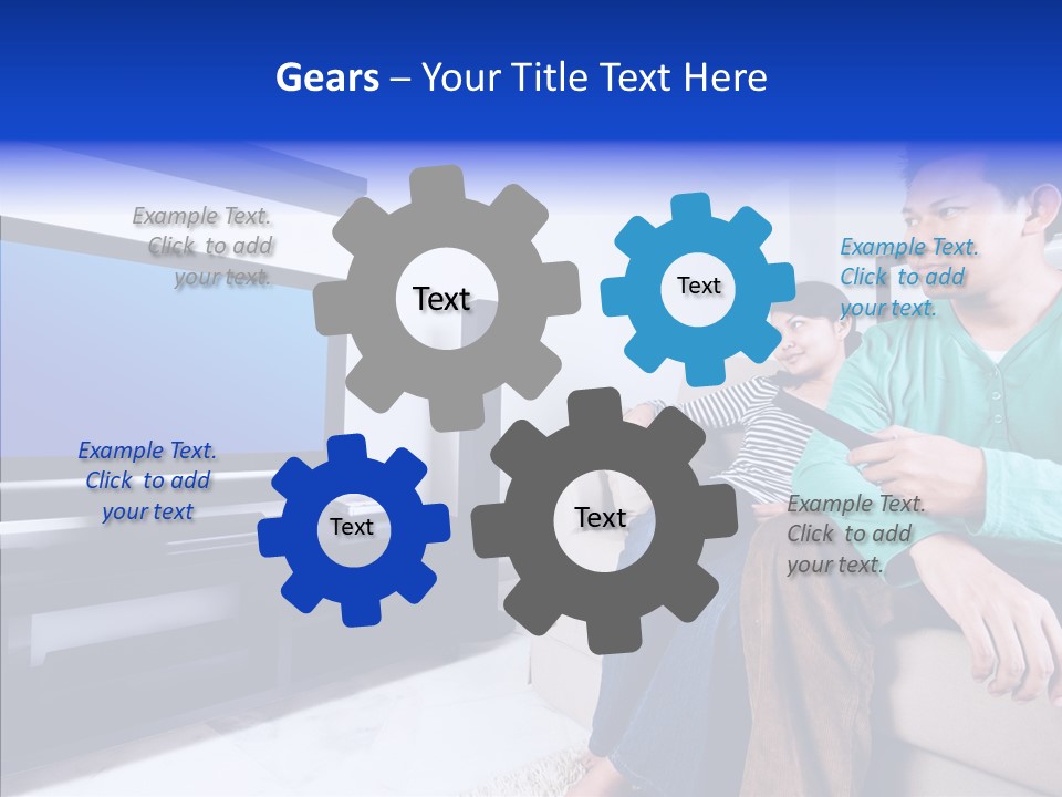 Wife Front Flat PowerPoint Template