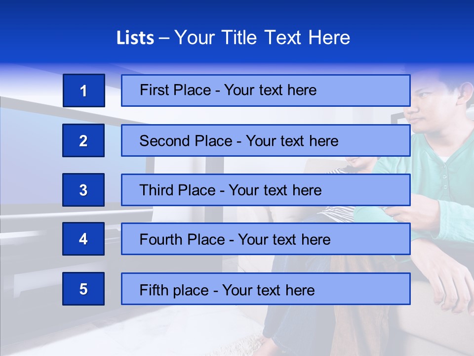 Wife Front Flat PowerPoint Template