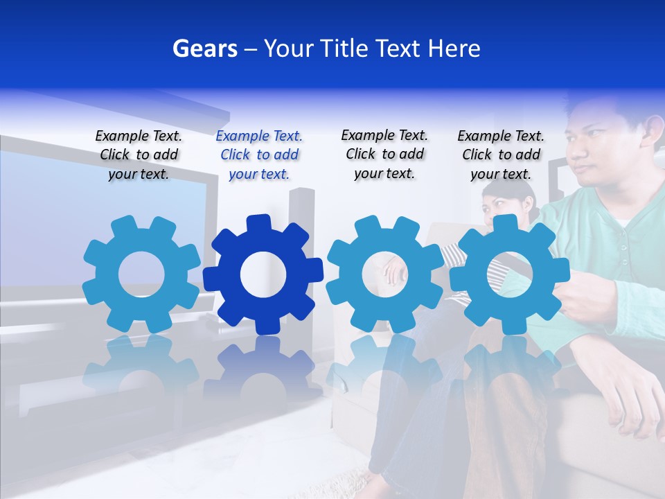 Wife Front Flat PowerPoint Template