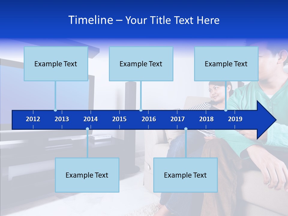 Wife Front Flat PowerPoint Template
