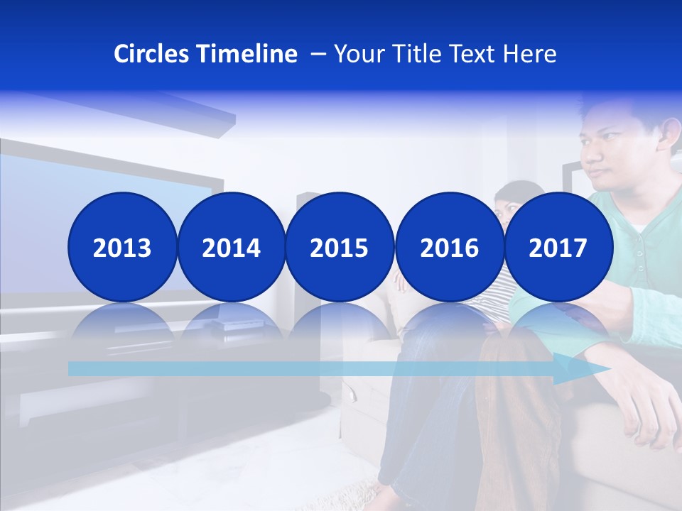 Wife Front Flat PowerPoint Template