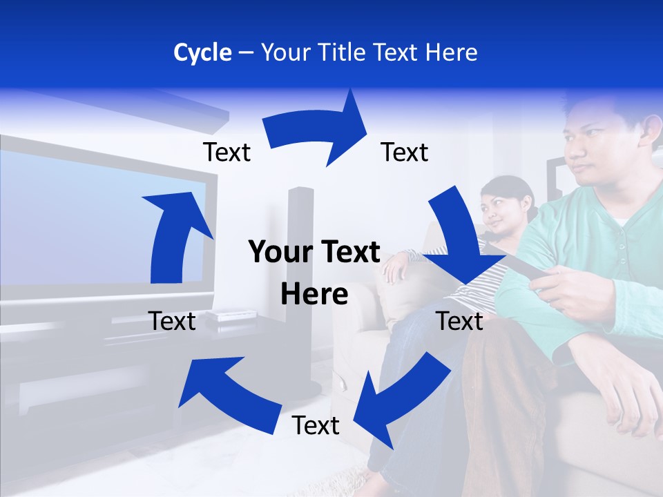 Wife Front Flat PowerPoint Template