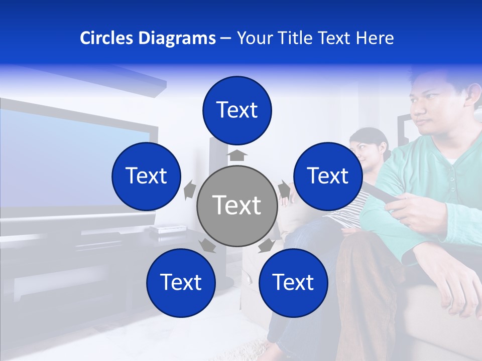 Wife Front Flat PowerPoint Template