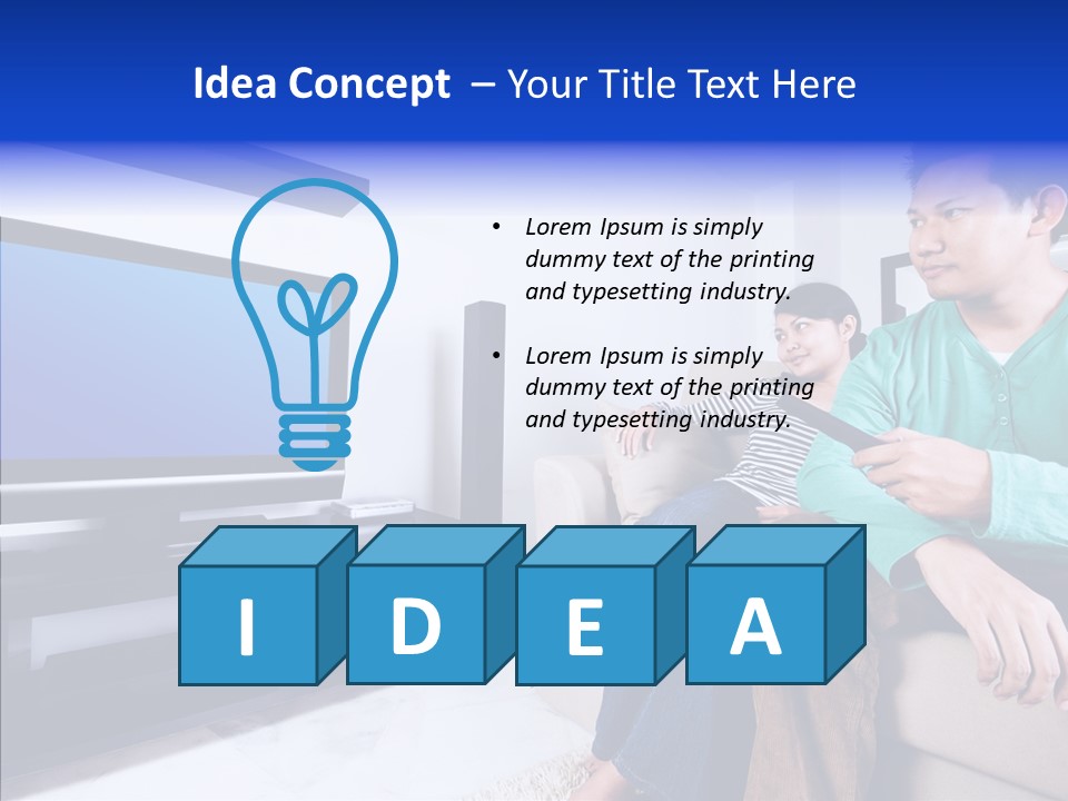 Wife Front Flat PowerPoint Template