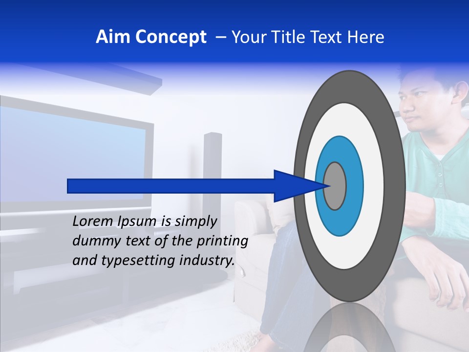 Wife Front Flat PowerPoint Template