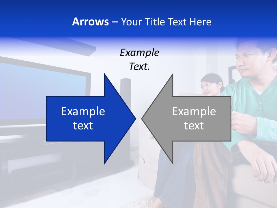 Wife Front Flat PowerPoint Template
