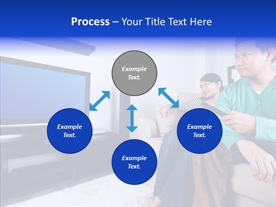 Wife Front Flat PowerPoint Template