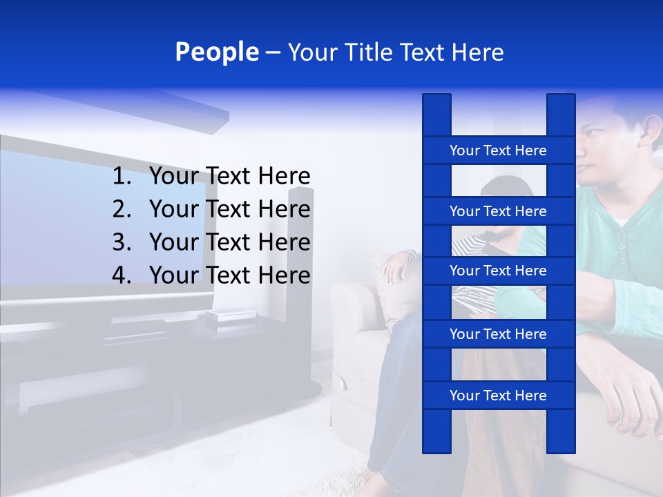 Wife Front Flat PowerPoint Template