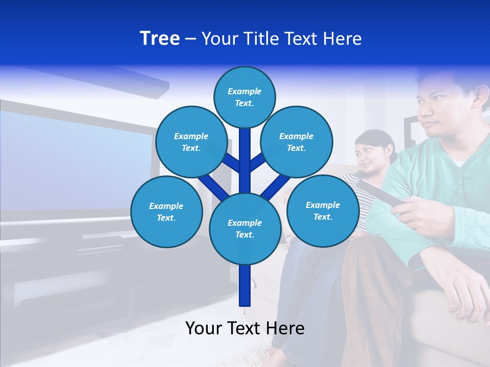 Wife Front Flat PowerPoint Template