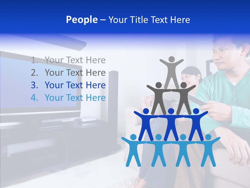 Wife Front Flat PowerPoint Template