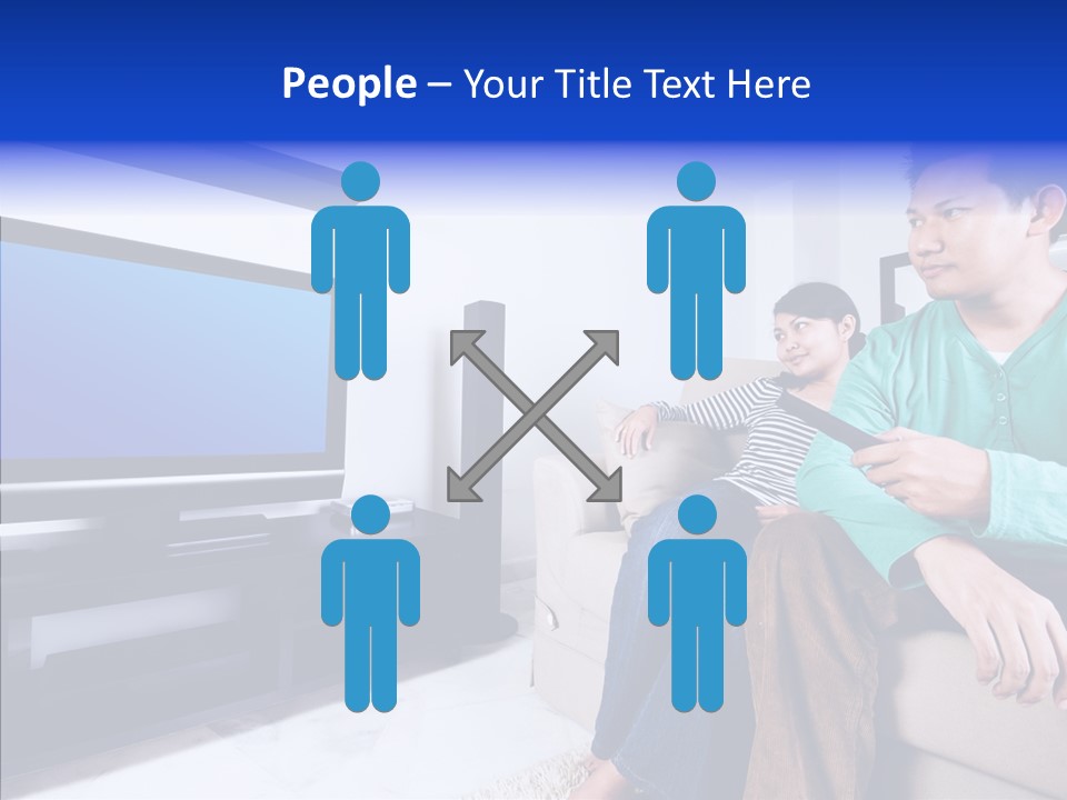 Wife Front Flat PowerPoint Template