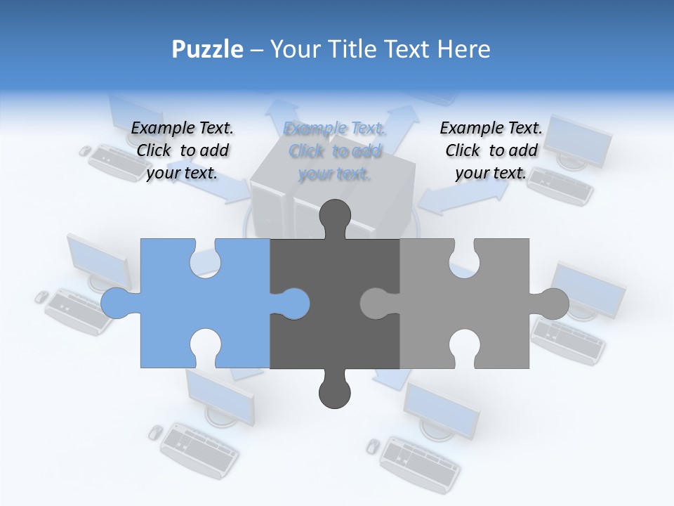 Management Corporation Teamwork PowerPoint Template