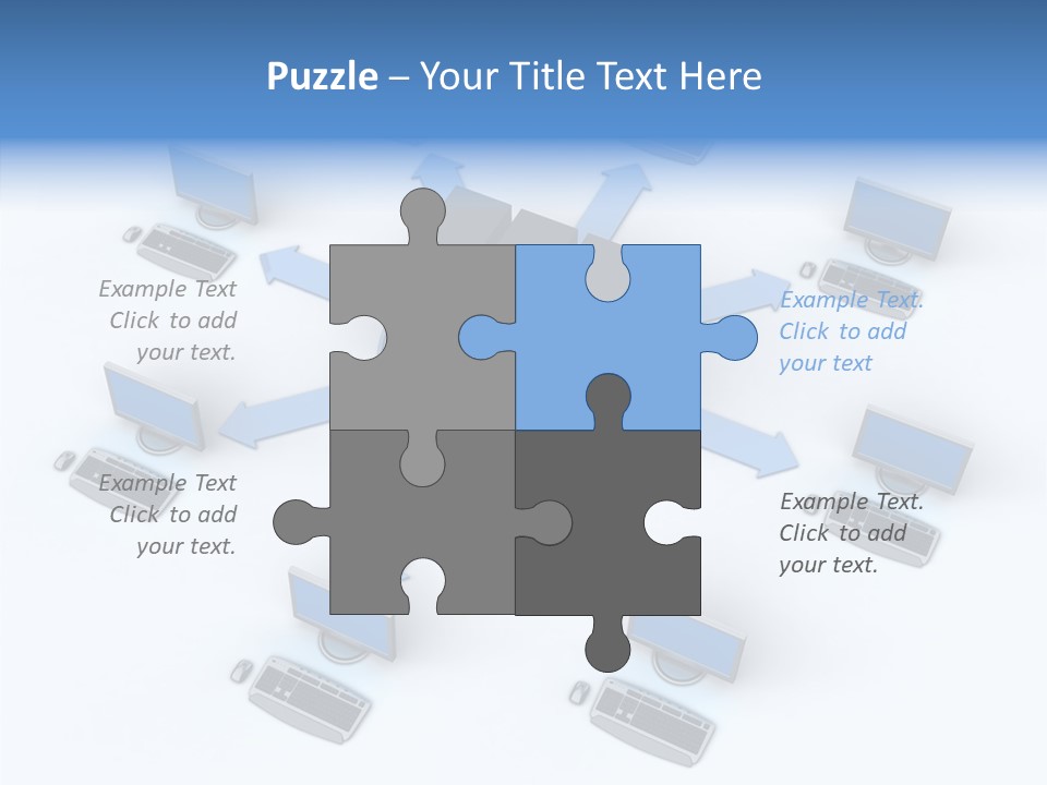 Management Corporation Teamwork PowerPoint Template