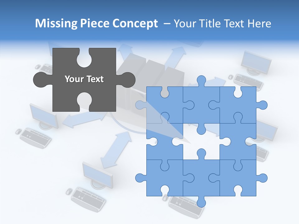 Management Corporation Teamwork PowerPoint Template