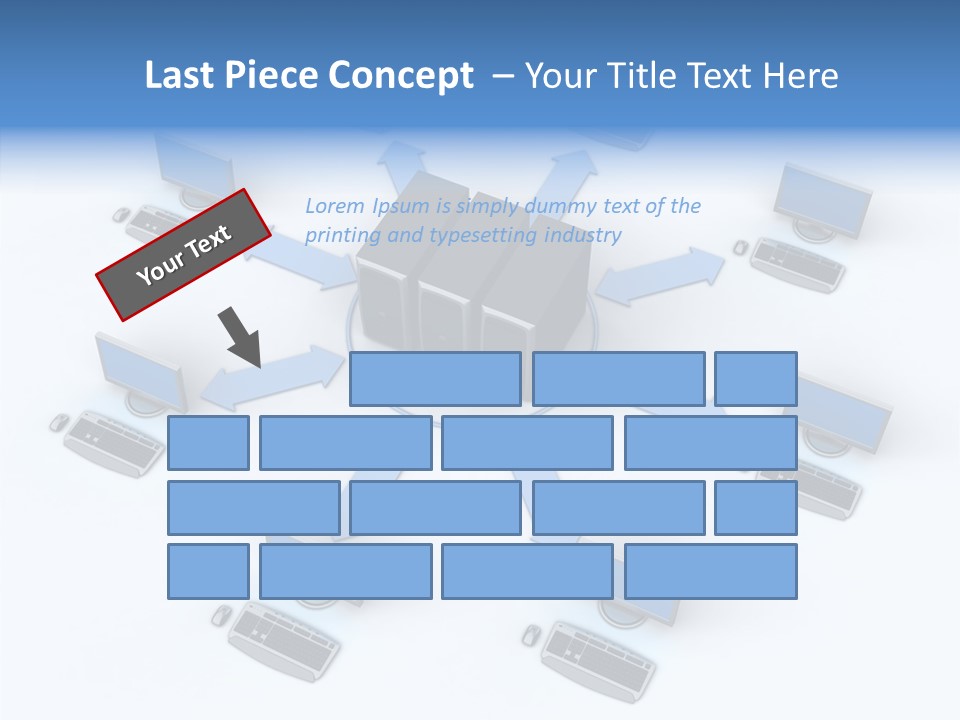 Management Corporation Teamwork PowerPoint Template