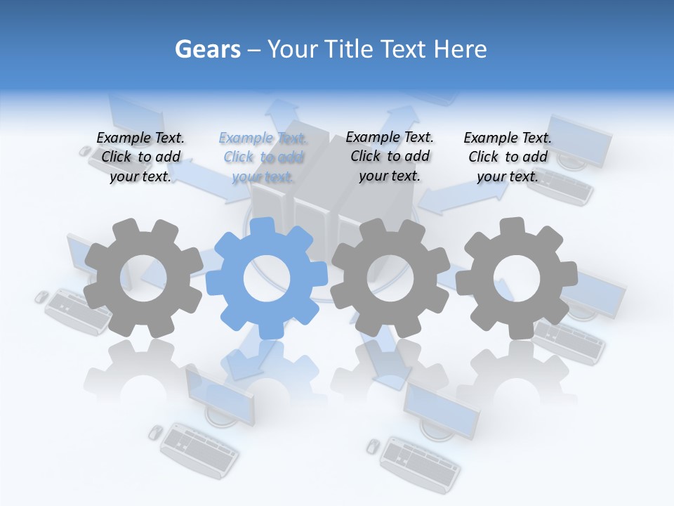 Management Corporation Teamwork PowerPoint Template