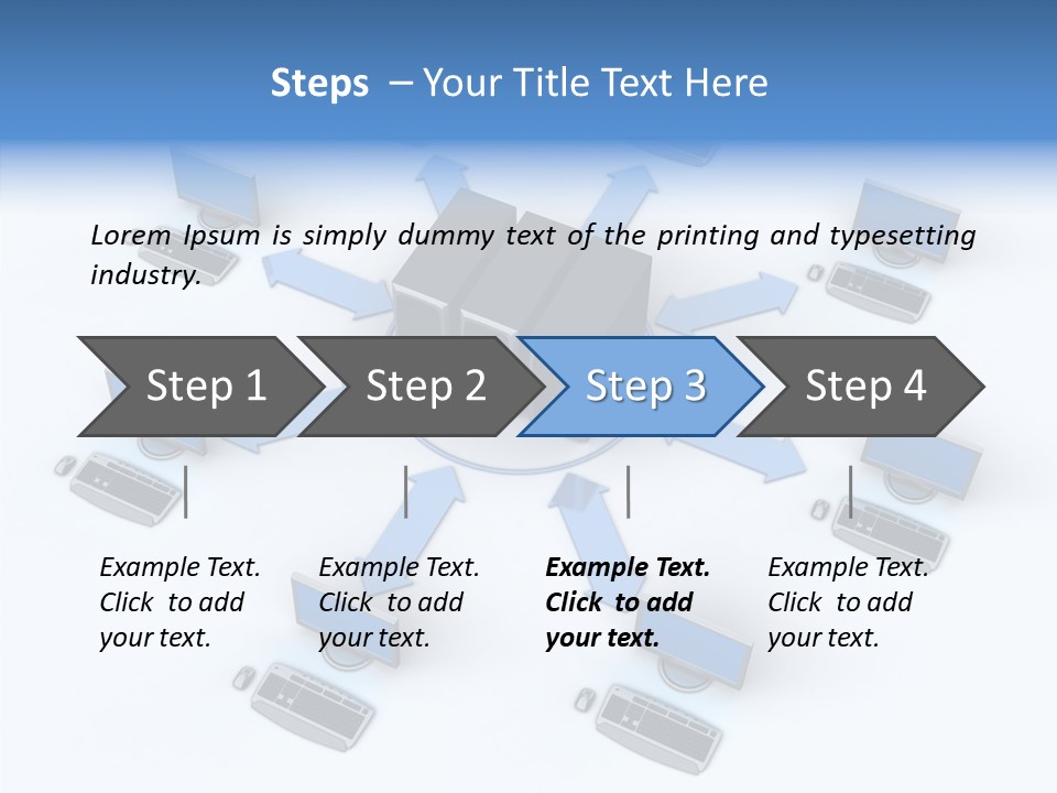 Management Corporation Teamwork PowerPoint Template