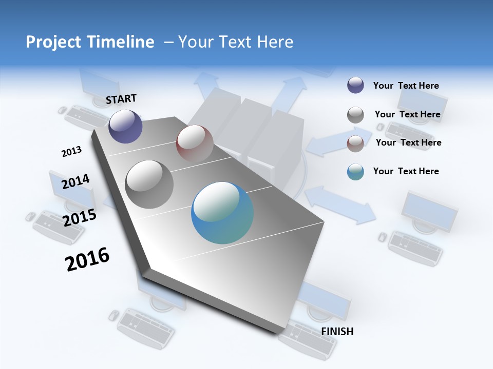 Management Corporation Teamwork PowerPoint Template