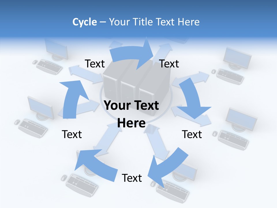 Management Corporation Teamwork PowerPoint Template