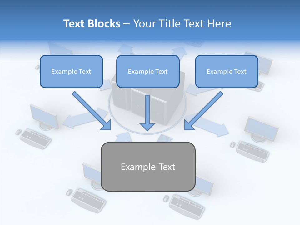 Management Corporation Teamwork PowerPoint Template