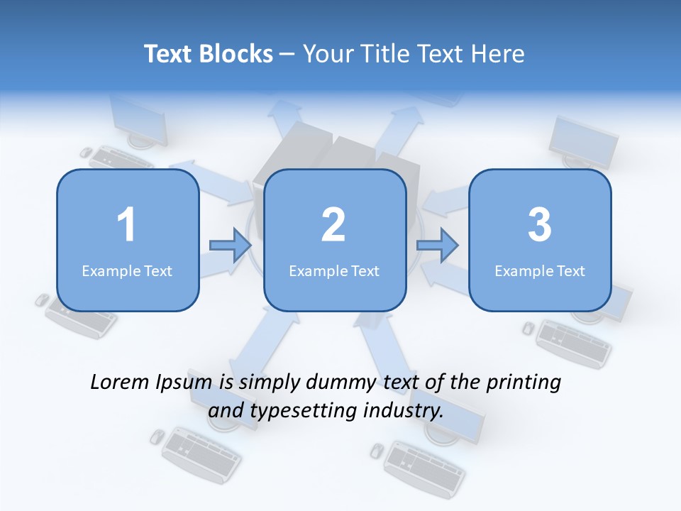 Management Corporation Teamwork PowerPoint Template